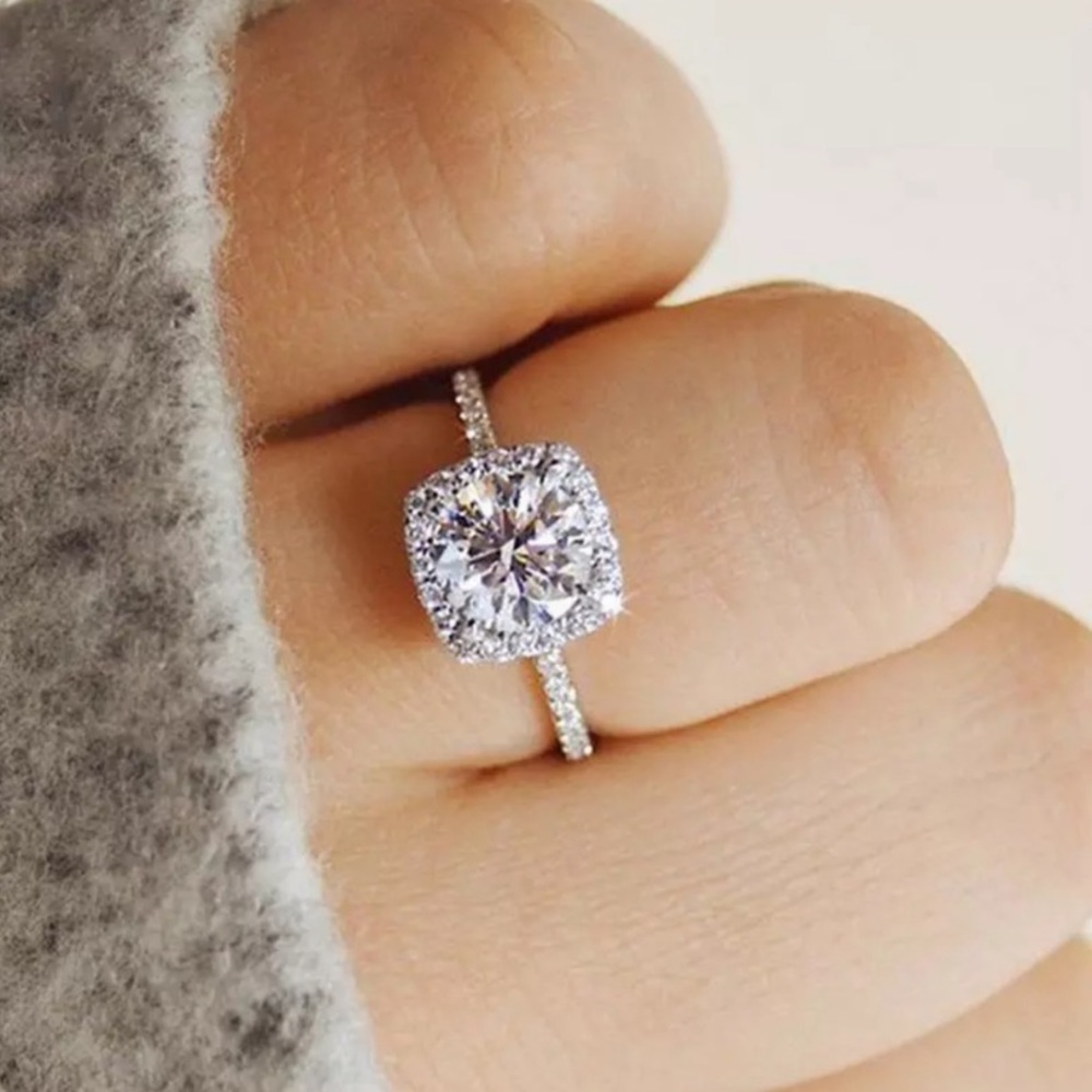 Halo Square Ring